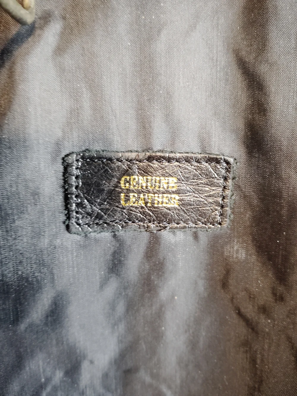 Carlo Amboldi Black Genuine Leather Garment Bag